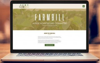 farm bill landing page