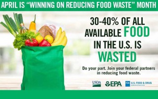 Three U.S. agencies unveiled a strategy to help reduce food waste.