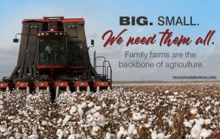 Big isn’t bad, and small isn’t better. It takes farms of all sizes, and the families behind them, to make agriculture work.