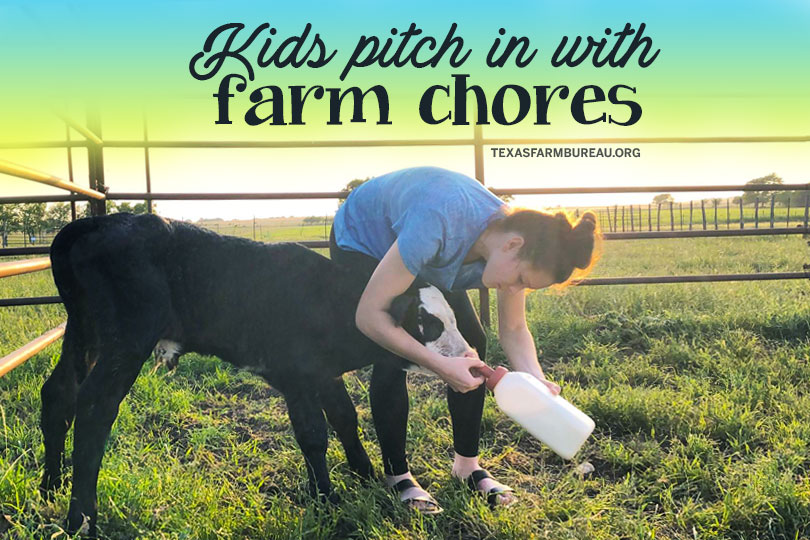 Responsibility. Maturity. Initiative. It’s what farm chores teach kids in the summer, Macie Clugston says on Texas Table Top.