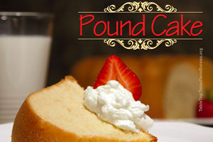 The main ingredient is butter, so it has to be good! Pound of butter pound cake with a cold glass of milk is perfect for National Dairy Month. Get the recipe on Texas Table Top.