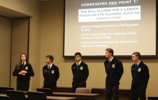 Texas Farm Bureau works with Texas FFA throughout the year to assist the youth organization in preparing future leaders for competitions, agricultural advocacy and more.