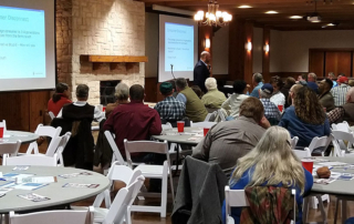 Four County Farm Bureaus recently partnered with the Texas A&M AgriLife Extension Service to bring a night of networking, fellowship and learning to area young farmers and ranchers.