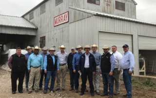 Several TFB state directors and staff recently toured agricultural and industrial operations of the Manufacturing, Agribusiness, and Logistics Division of the Texas Department of Criminal Justice in Huntsville.