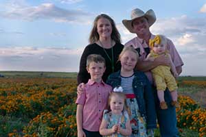 Jesse and Karri wieners Wieners grow wheat, grain sorghum, alfalfa and cotton in the Texas Panhandle. They’re finalists in this year’s TFB Outstanding Young Farmer & Rancher contest.