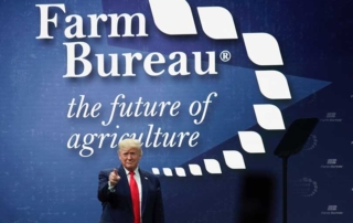 President Trump addressed the American Farm Bureau Federation’s annual convention described intentions for a better year ahead for agriculture