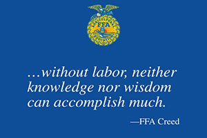 Texas FFA and career and technical education help prepare students for the future by providing them skills they can use beyond the classroom.