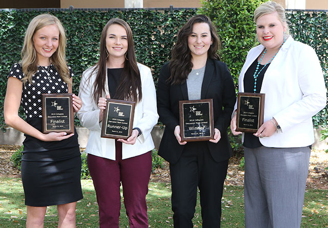 Collegiate Discussion Meet finalists