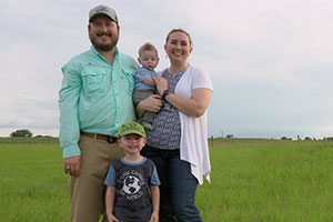 Zach and Sarah Eder excel in their agricultural careers and on the ranch.