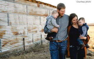 Eric and Alisha Schwertner, a young West Texas couple, are still farming, despite the ongoing coronvairus pandemic.