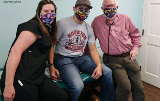Texas Farm Bureau member-families across the state are sewing masks to donate to healthcare workers and other critical infrastructure employees during the COVID-19 pandemic.