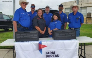 By using the Texas Farm Bureau Feeding Texas matching grant, Waller County Farm Bureau worked with local school districts and caterers to feed more than 150 families.