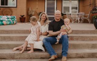 Despite the coronavirus pandemic, a Texas couple, Garrett and Madison Stallwitz, continue raising their family and growing crops.