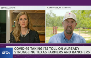 Texas Farm Bureau President Russell Boening conducted a media tour from his farm in May to discuss the impact of COVID-19 on agriculture.