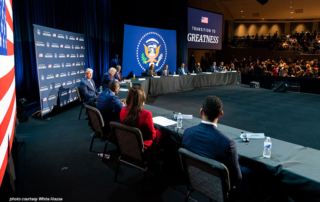 Texas Farm Bureau (TFB) leaders were among the invited attendees in Dallas for President Donald Trump’s recent roundtable discussion.