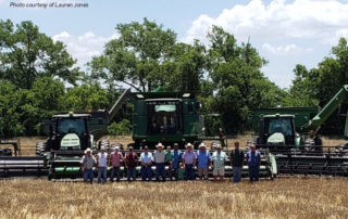 A group of Coryell County farmers helped their community by harvesting a neighbor’s wheat crop after she lost her son and husband.
