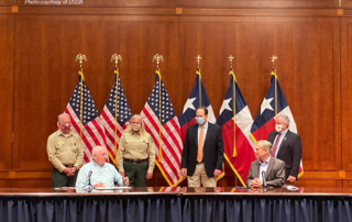 U.S. Secretary of Agriculture Sonny Purdue and Texas Gov. Greg Abbott signed a stewardship agreement to improve the health of public and private lands.