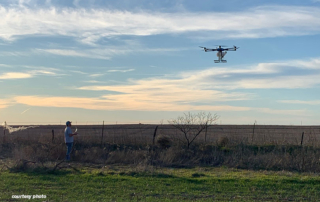 A young Texas Farm Bureau member has taken to the sky to help other farmers monitor their crops use drones and new technology.