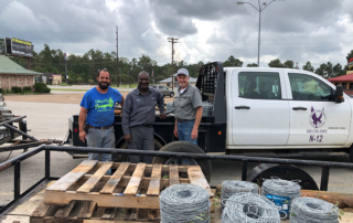 Cherokee County Farm Bureau sent fencing supplies to East Texas counties who suffered losses from Hurricane Laura.