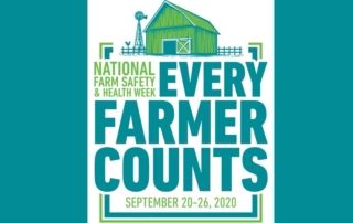 National Farm Safety and Health Week's theme is Every Farmer Counts. Each day will have a specific focus on farm safety and health.