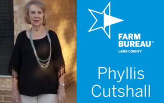 Lamb County Farm Bureau Secretary Phyllis Cutshall recently celebrated 55 years at what she calls “the best organization around.”