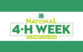 This year’s theme for National 4-H Week, Oct. 4-10, celebrates the opportunity 4-H provides for all youth in America, from rural to urban.