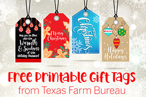 Dress up your Christmas gifts with our free printable gift tags. Download them from Texas Table Top and enjoy this holiday season!