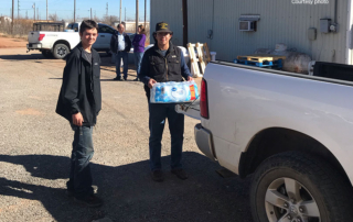After a frozen water main interrupted service to Aspermont for more than 13 days, the Scurry-Stonewall-Kent CFB stepped up to donate water to thirsty residents.
