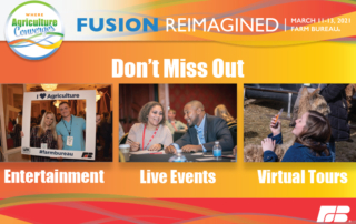 The 2021 FUSION Reimagined Conference will bring together young farmers and ranchers and other Farm Bureau member engagement programs for an opportunity to connect, learn and develop as leaders.