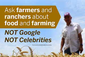 When it comes to food and farming, check with the real experts--America's farmers and ranchers. They're happy to share more info with you.