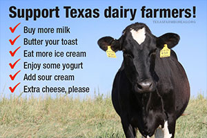 Have you “herd”? Texas is legenDAIRY! Learn some dairy good facts and information for National Dairy Month on Texas Table Top!