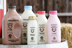 The Volleman family provides a taste of home with their glass-bottled milk delivered straight from the farm to stores across Texas.