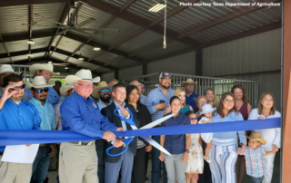 The Texas Department of Agriculture recently celebrated the grand opening the newly renovated livestock export facility in Del Rio.