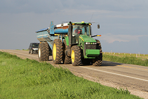 Texas farmers are harvesting this year’s crops. That means large equipment is moving down the road. Get tips for driving behind farm equipment.