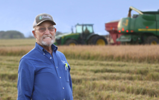 Jacko Garrett established the Share the Harvest Foundation to grow Texas rice for donating to the Houston Food Bank.