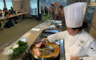 The Texas Beef Council hosted an event in late summer that helped 40 chefs from across the state learn about the beef lifecycle from pasture to plate.