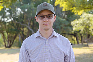 Chase Brooke is a Texas Farm Bureau member and a finalist in this year's Excellence in Agriculture contest.