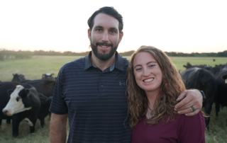 Meet Laura and Jacob Henson. They raise cattle and grow vegetables in Erath County. They are finalists in our Excellence in Agriculture Contest.