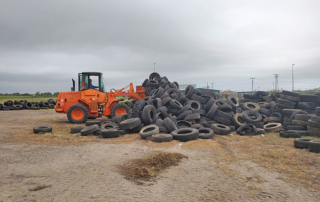 San Patricio CFB hosted a used tire drive.