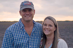 Travis and Bethany Wanoreck farm in South Texas. They are finalists in TFB's Young Farmer & Rancher Contest.
