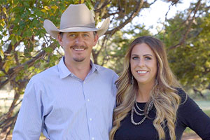 Austen and Rachel White raise cattle and grow crops in Wilbarger County. They are finalists in TFB's Outstanding Young Farmer & Rancher contest.