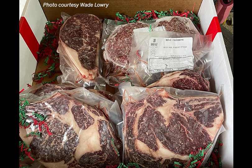 beef box from W&R Lowry Farms