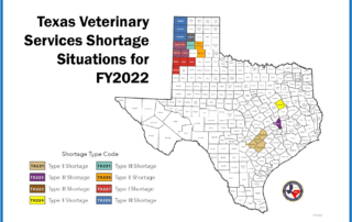 USDA is accepting Veterinary Medicine Loan Repayment Program (VMLRP) applications for the eight areas in Texas designated as having veterinary shortages.
