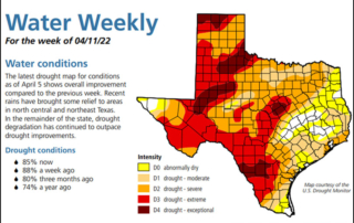 Drought conditions continue to spread across the Lone Star State, taking its toll on crops, pastures and stock tanks.