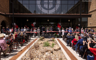Texas Tech University held a ribbon cutting ceremony for the official opening of the School of Veterinary Medicine in Amarillo.