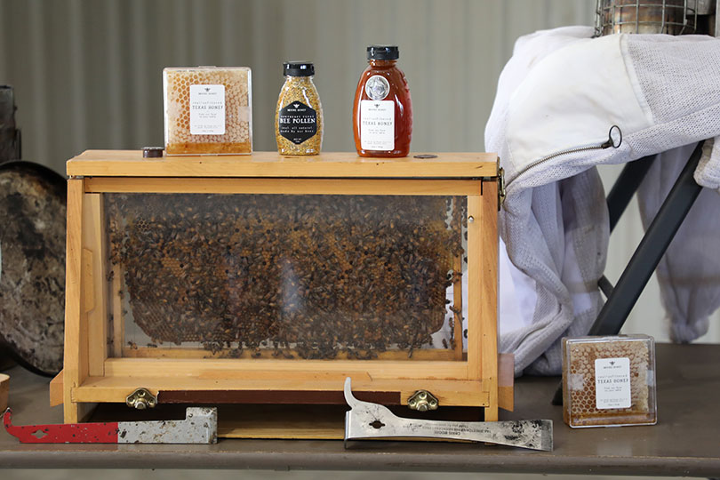 A discussion on honey production and the importance of bees to agriculture was held to help legislative staff better understand how farmers work with the environment.