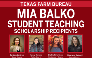 Mia Balko Scholarship recipients