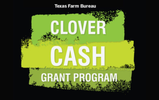 TFB Clover Cash grant applications open to 4-H clubs, programs Applications are now open for Texas Farm Bureau’s 2023 Clover Cash Grant Program, which supports Texas 4-H activities across the state.