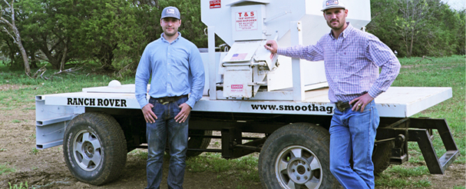 Young Texas ranchers develop Ranch Rover A Texas-based agricultural startup launched the V1 Ranch Rover, an autonomous cattle feeder with rangeland capabilities.