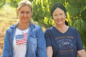 Lisa and Mary Lightsey are sisters and third-generation farmers carrying on their family's fresh produce legacy in Mexia.